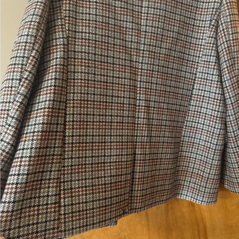 Central Park West Houndstooth Blazer with Embellishments - Picture 4 of 8
